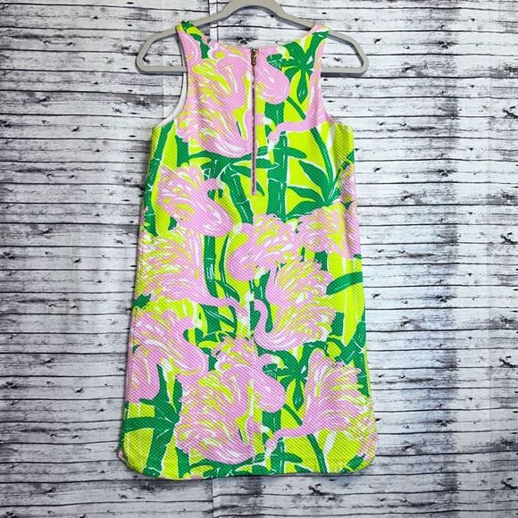 Lilly Pulitzer for Target Fan Dance Flamingo Shift Dress - Picture 2 of 9